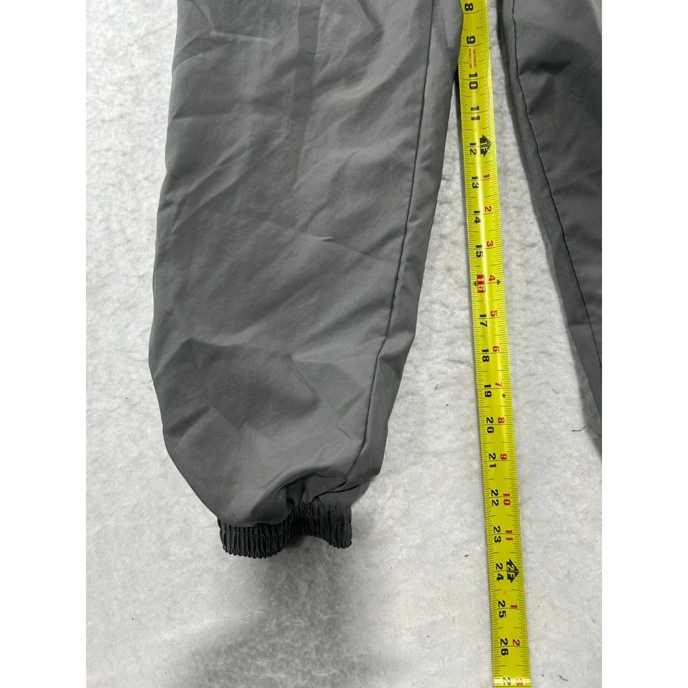 Nike Gray Windbreaker Track Pants Mesh Lined Joggers Boys Medium Embroidery Logo